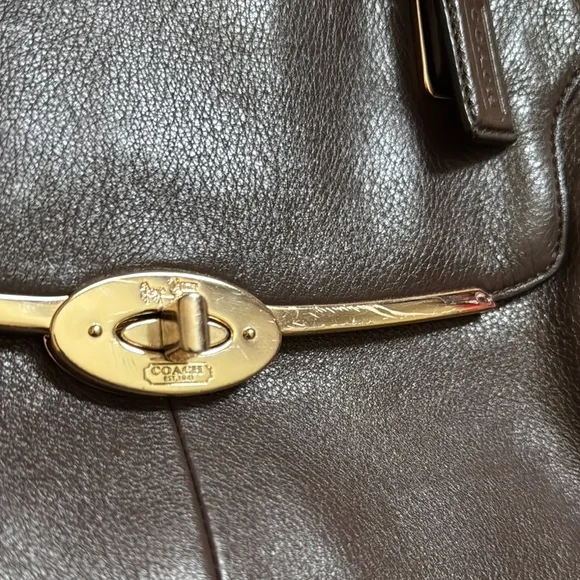 Coach Brown Leather Handbag - Picture 6 of 7